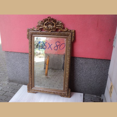 specchiera antica con specchio suo originale con  molatura  di 5 cn specchiera di epoca 800